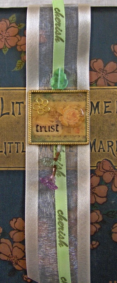 Ribbon Bookmark titled Trust using Altered Images 