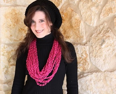 Valentine Chain Cowl - Ready to Ship