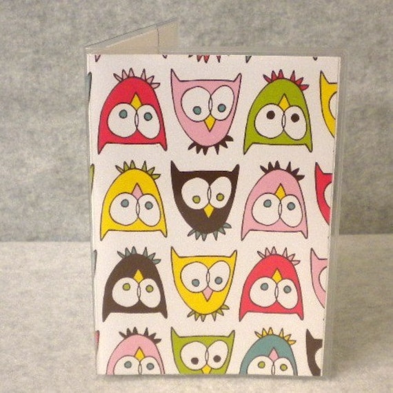 funny owl. Passport Cover Funny Owl