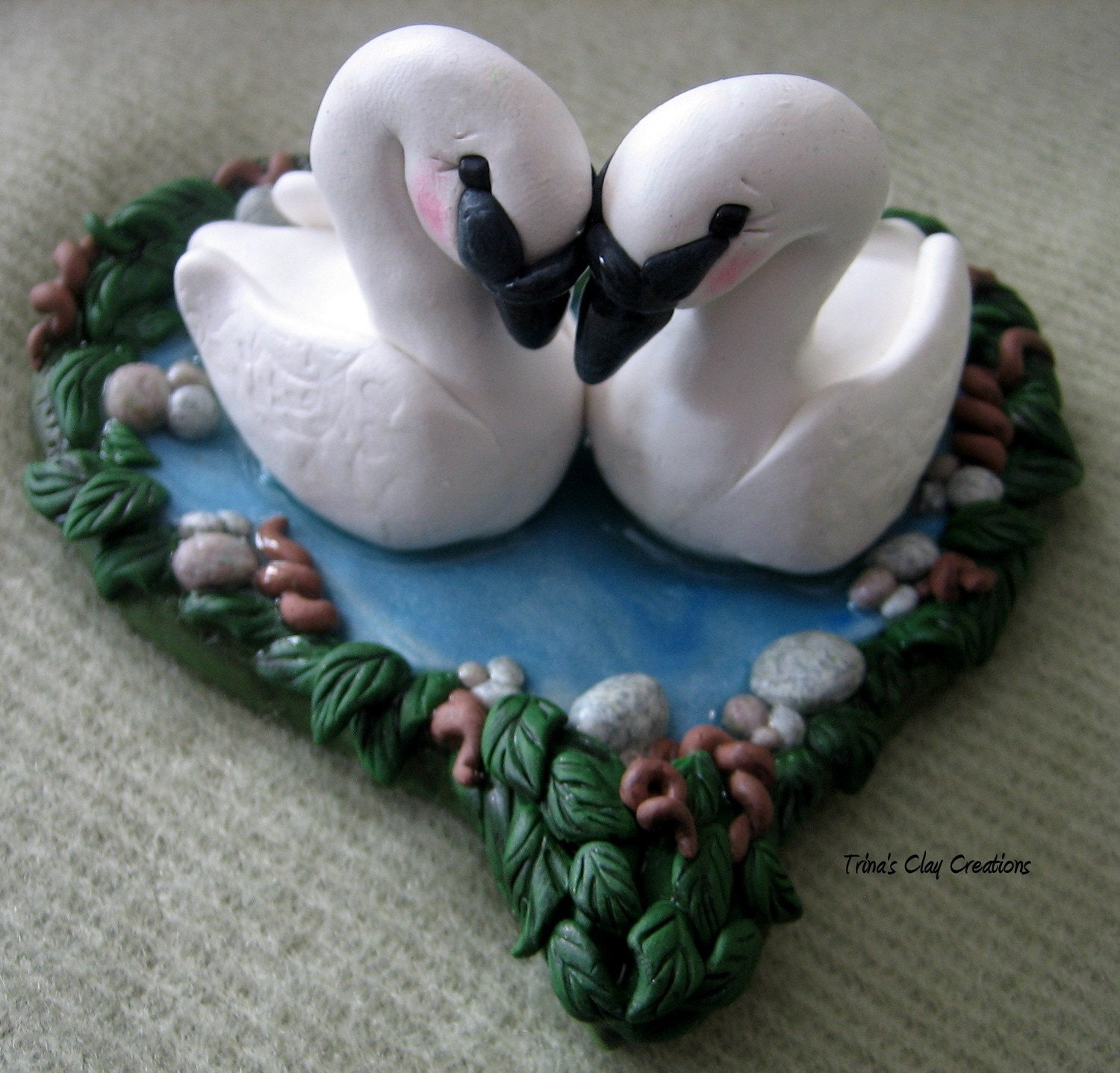 Swan Wedding Cake Topper