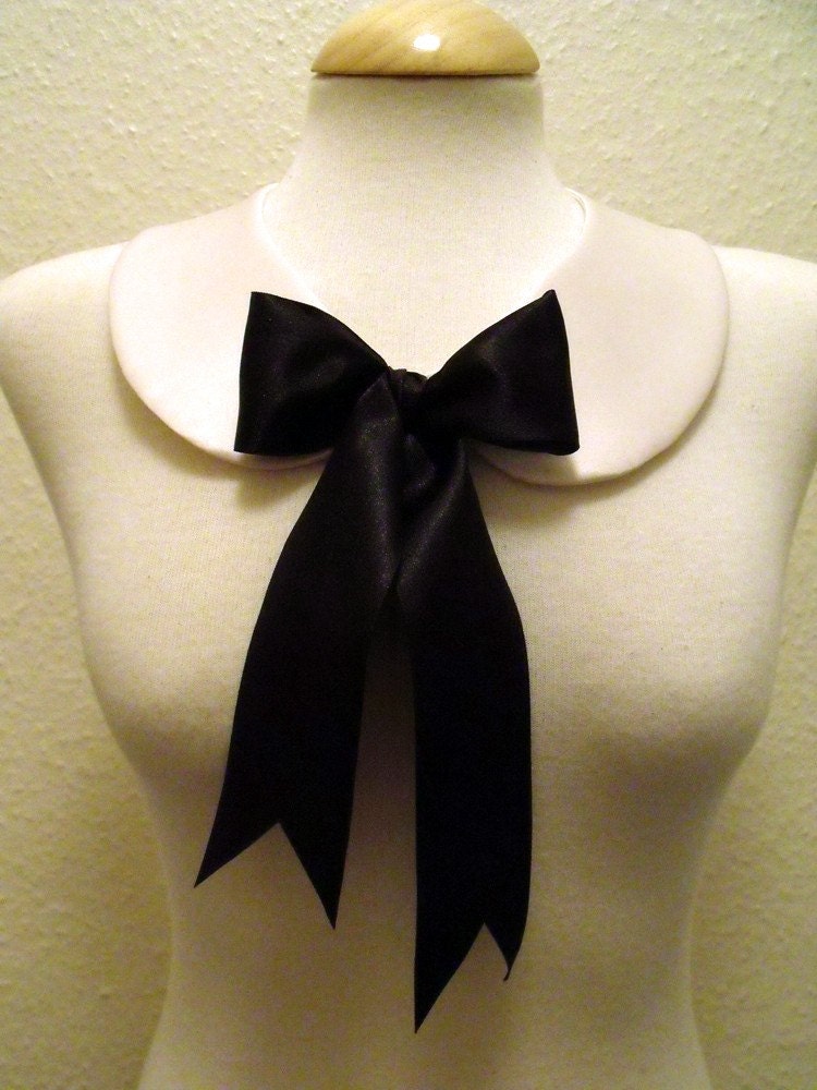 Detachable Peter Pan Collar With Bow