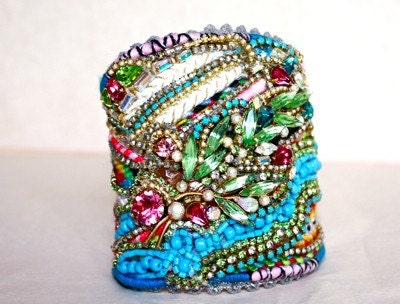 Diamonds are a Girls Best Friendship Cuff- Lily (Reserved)
