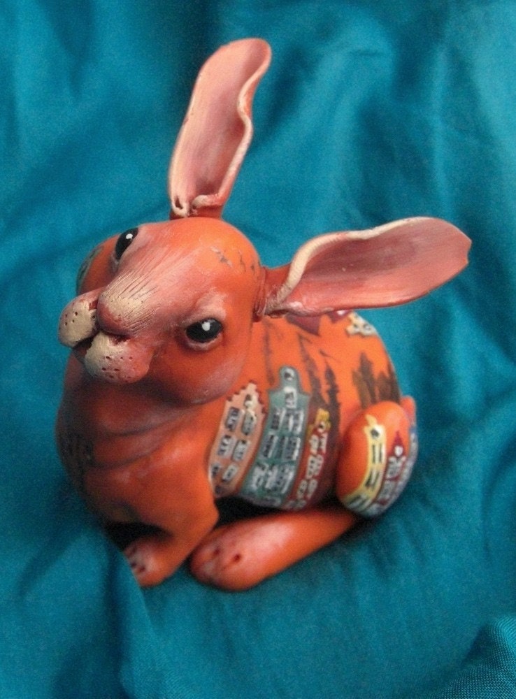 Rabbit dreaming of Orange City