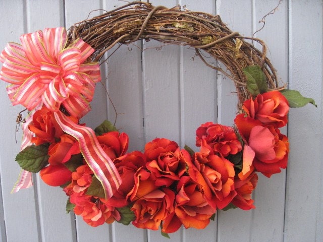 Red Roses Wreath - Derby Day (no1119)
