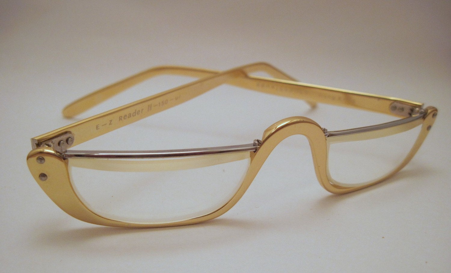SALE - Gold Frame Granny Reading Glasses