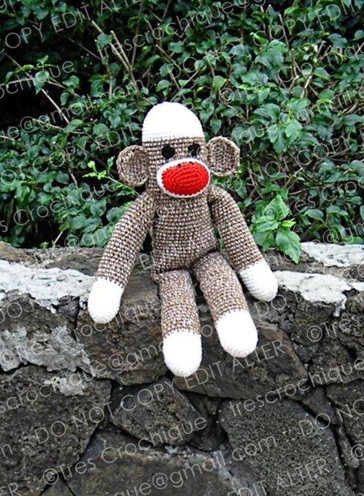 Custom made to order Sock Monkey Dolls - Great Photo Prop