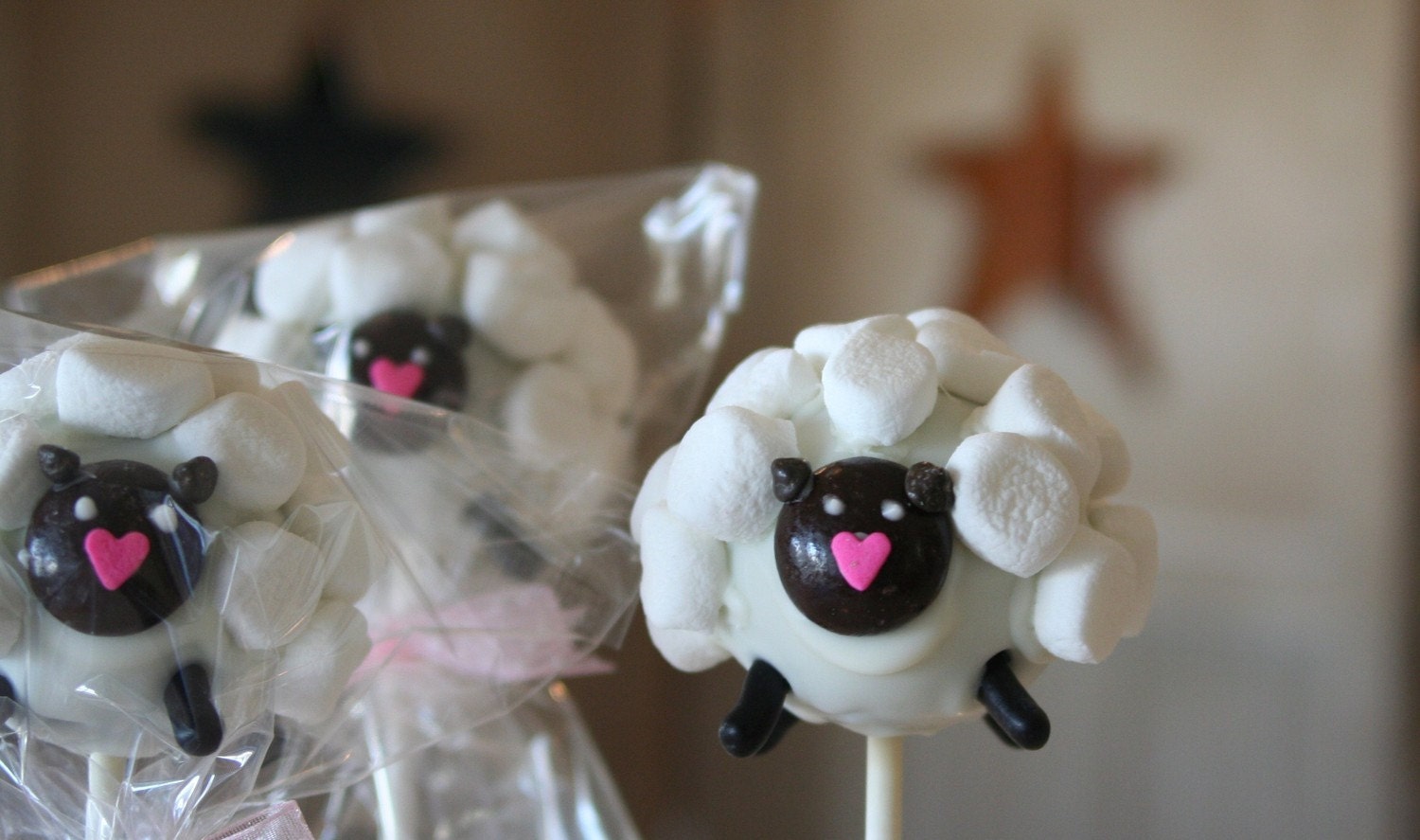 Mom's Killer Cakes & Cookies Sheep Cake Pops Perfect For Easter
