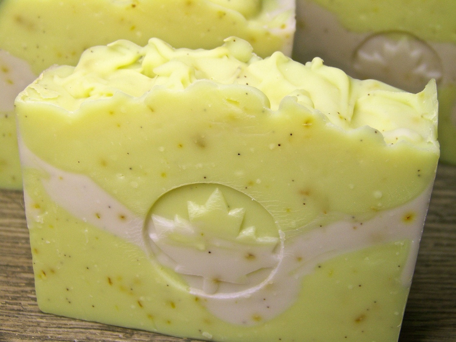 Juicy Yellow Pear Olive Oil Soap with 70% Luxury Oils