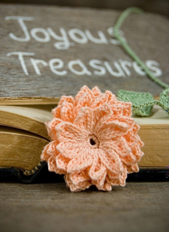 handmade crochet bookmark