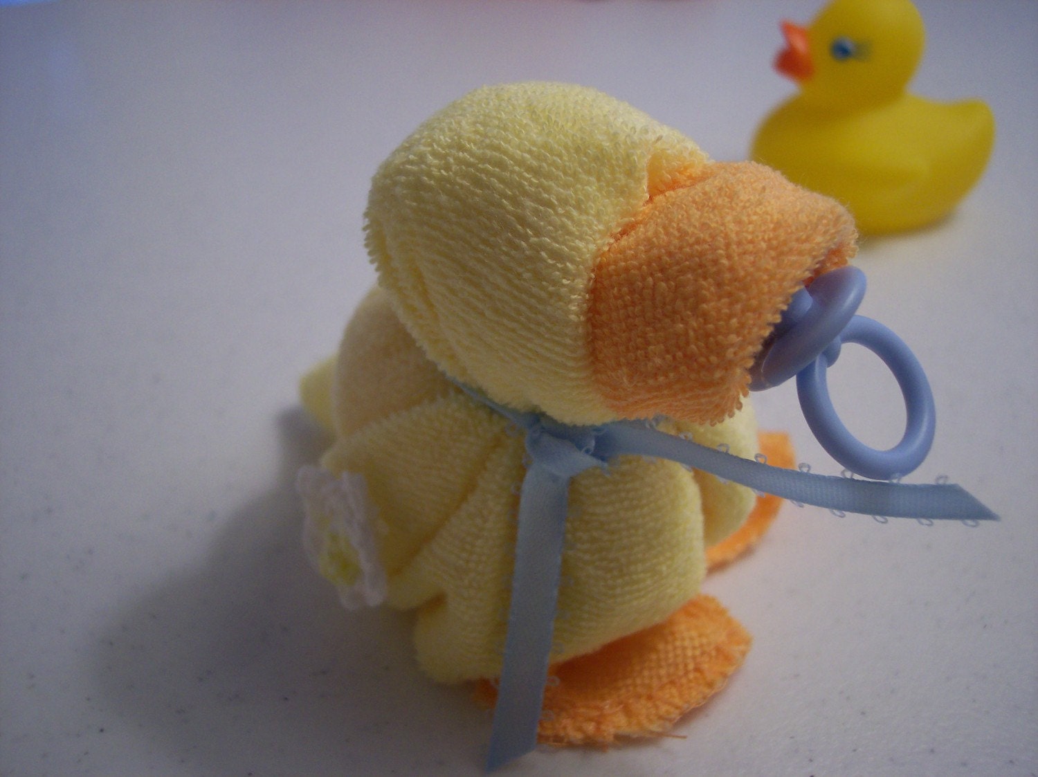 Introducing "Baby Quackers" Washcloth ducks