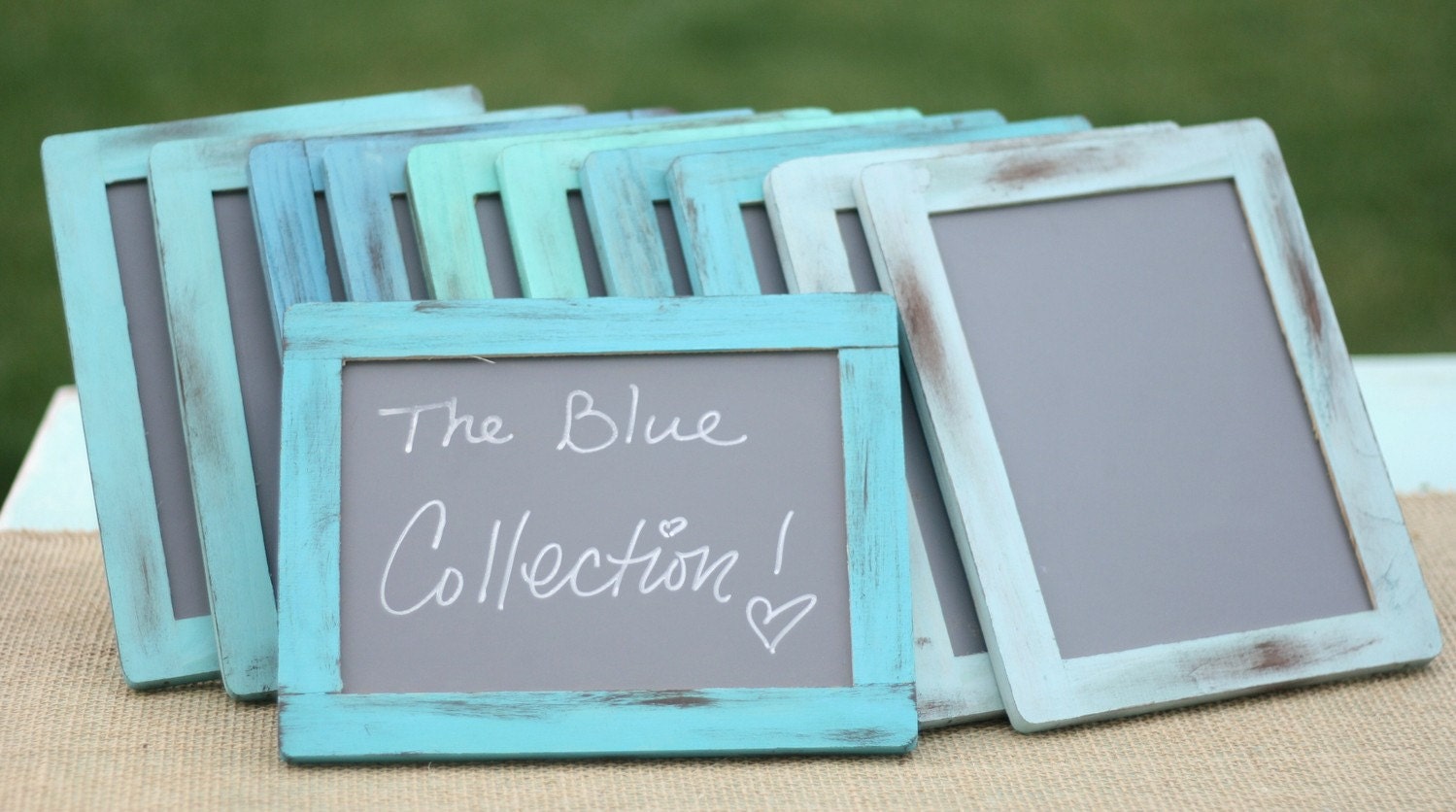 you pick the colors Set Of 10 Coastal Beach Lake Cottage Living Nautical Distressed Blue Collection Barn Wood Style Shabby Chalkboard Frames Signs Mud Room Laundry Room Nursery Kitchen Home Office Spring Cleaning Natural Modern Home Decor