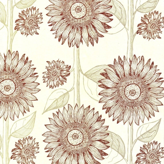 12x12 Decorative Papers-Sunflowers Design
