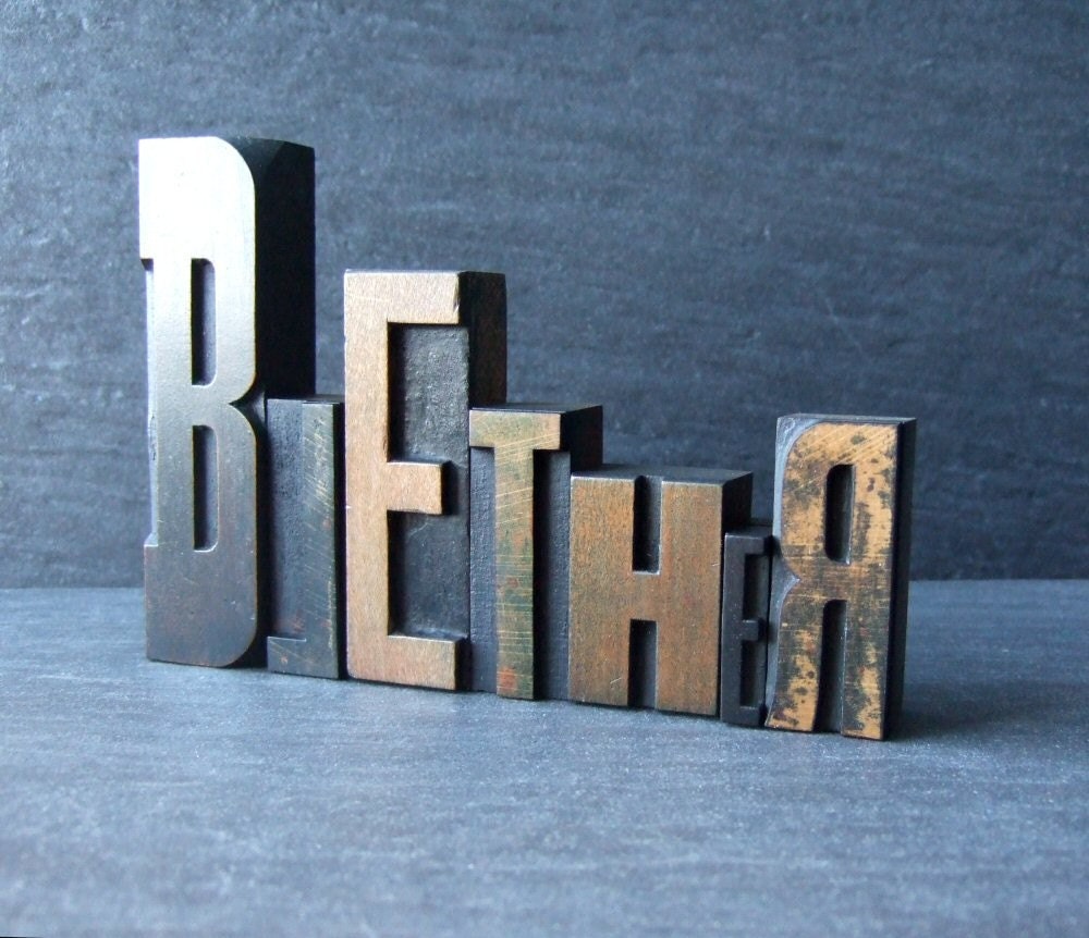 BLETHER - Scottish letterpress Word