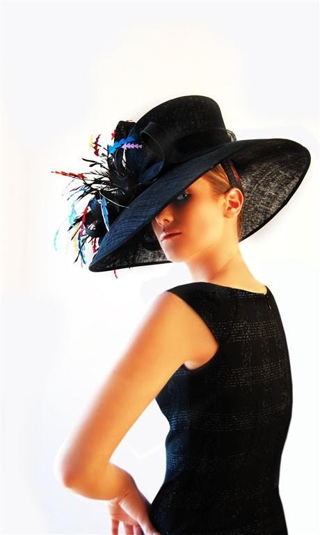 Sinamay Feather Kentucky Derby Hat by lilacpop