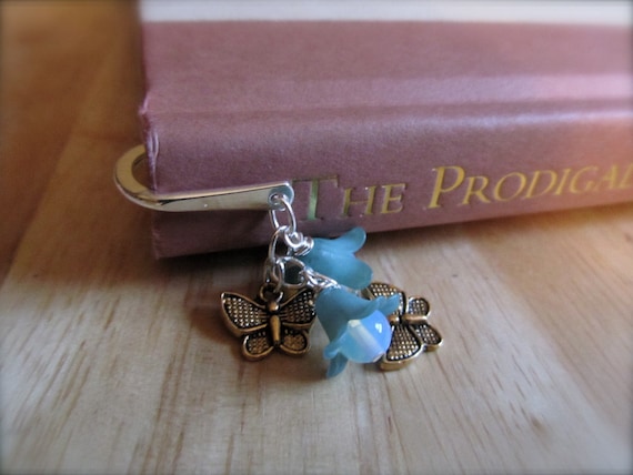 Butterfly and Bluebell Bookmark