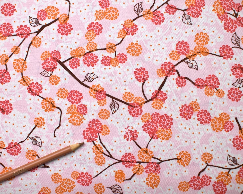 Cherry Blossoms: Pink by Studio E - 1 yard