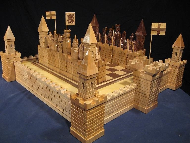 The Scottish Wars for Independence Chess Set by Jim Arnold