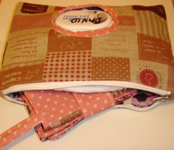Diaper  and Wipes Purse with Changing Mat - Help Japan Donation Drive