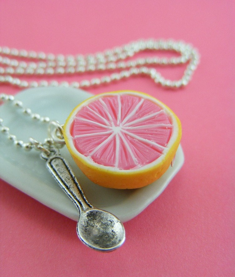 Grapefruit Snack Necklace