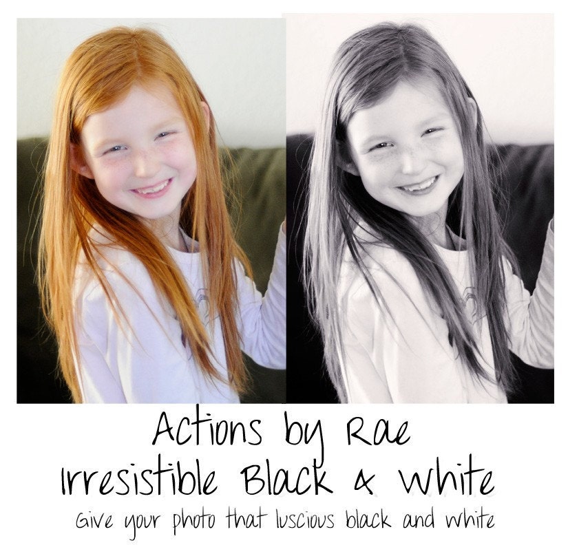black and white photoshop actions. lack and white photoshop