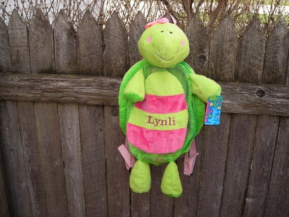 Personalized Stephen Joseph Silly Sac Turtle by Never Felt Better