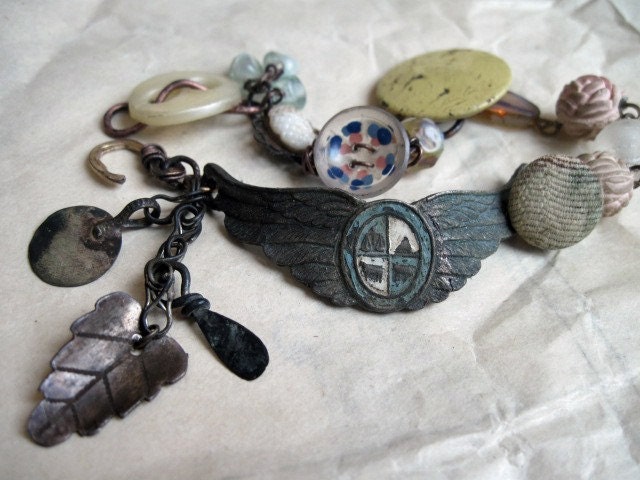 The Fourth. Victorian Tribal Assemblage Wristwear.