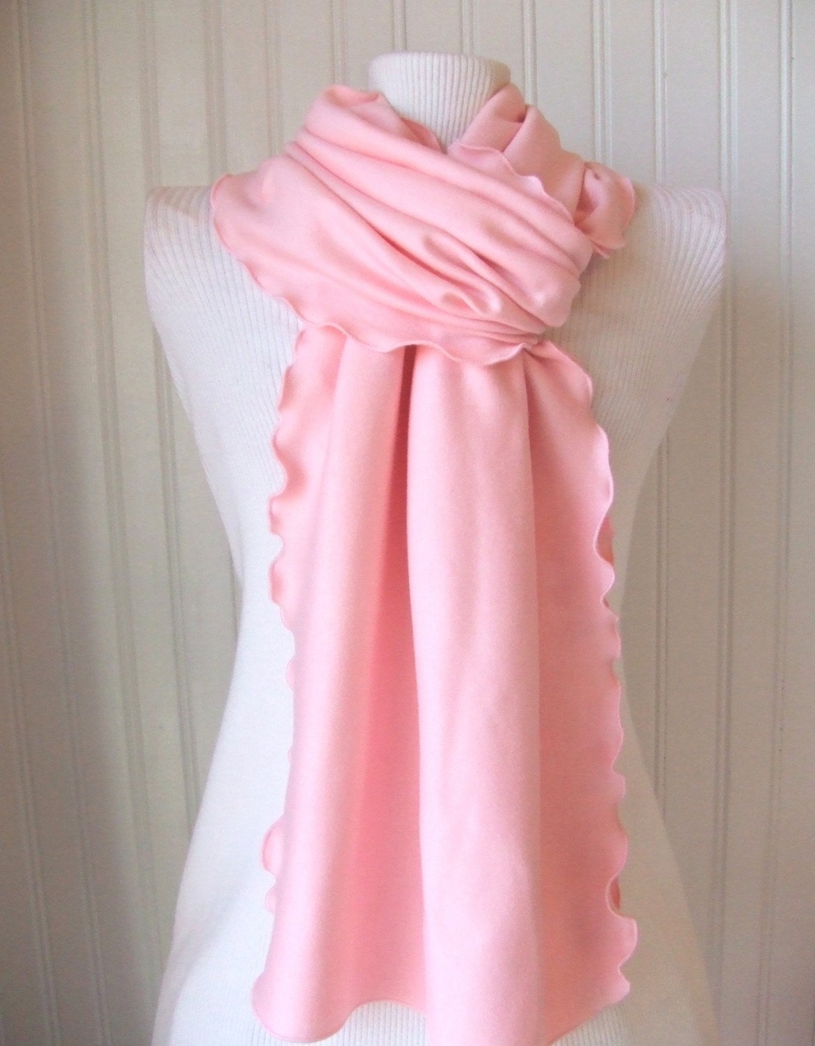 Pink Frosting.....Ruffled Scarf
