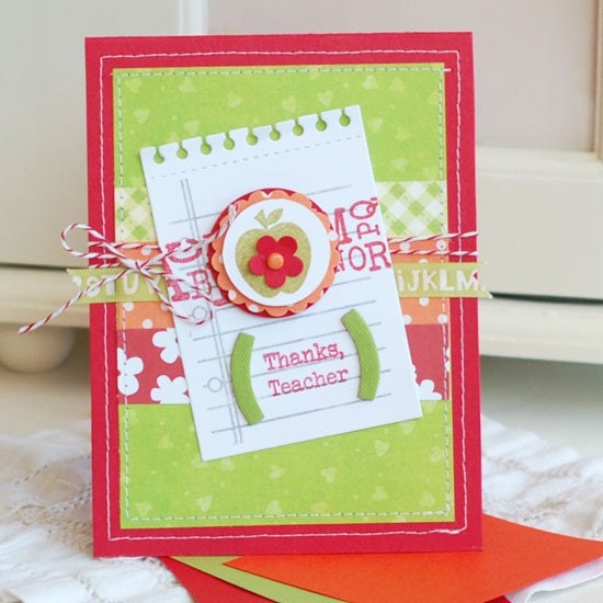 handmade greeting cards for teachers. Handmade Greeting Card by