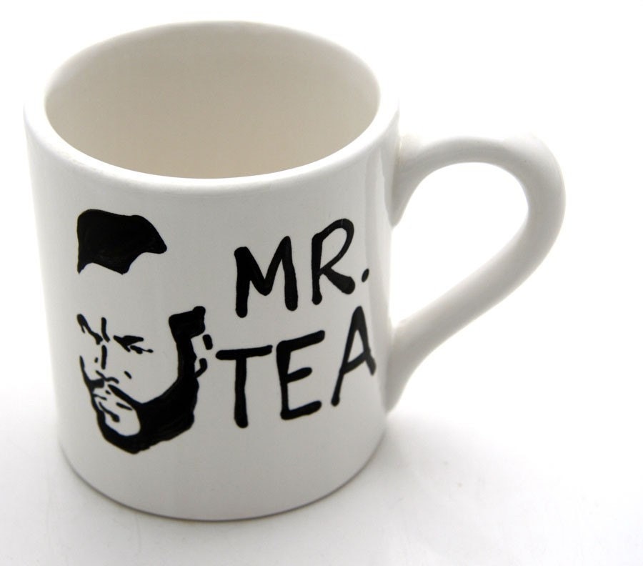 Reserved for Chrissy--Tea Cup Featuring Mr. T an 80s Retro Flashback
