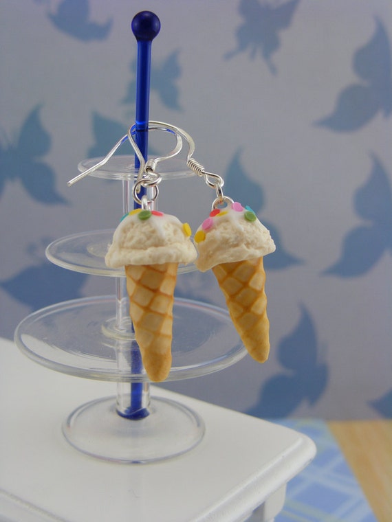Vanilla Ice Cream Earrings