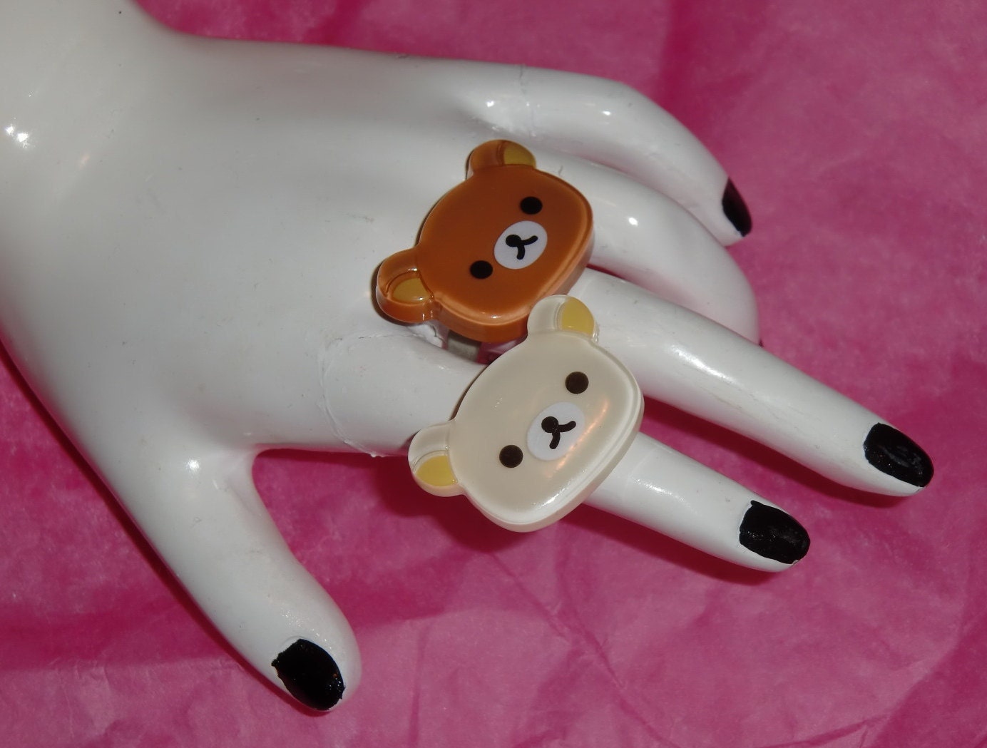 Adorable Relax Bear Style Rings. Choose One.