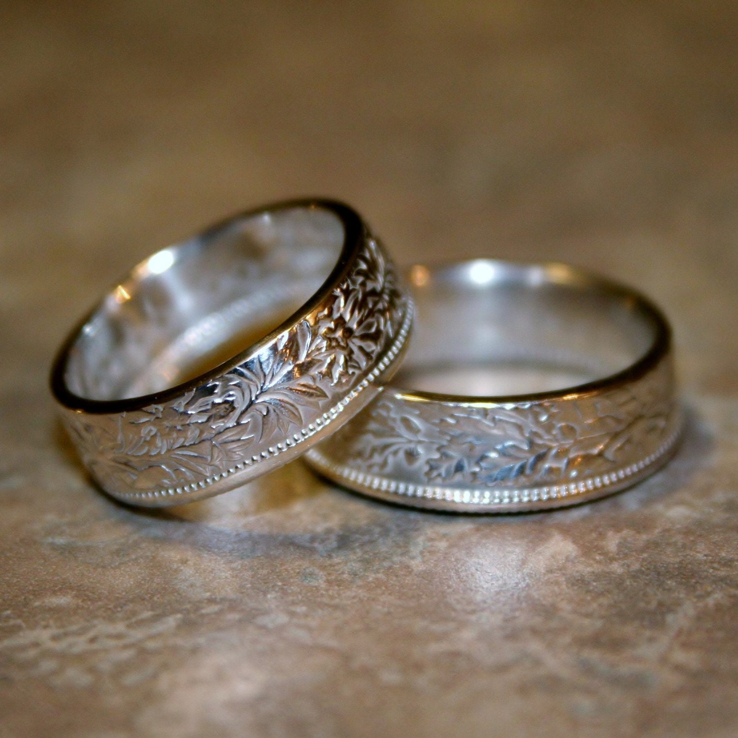 2 Franc double sided coin ring Size 7-12
