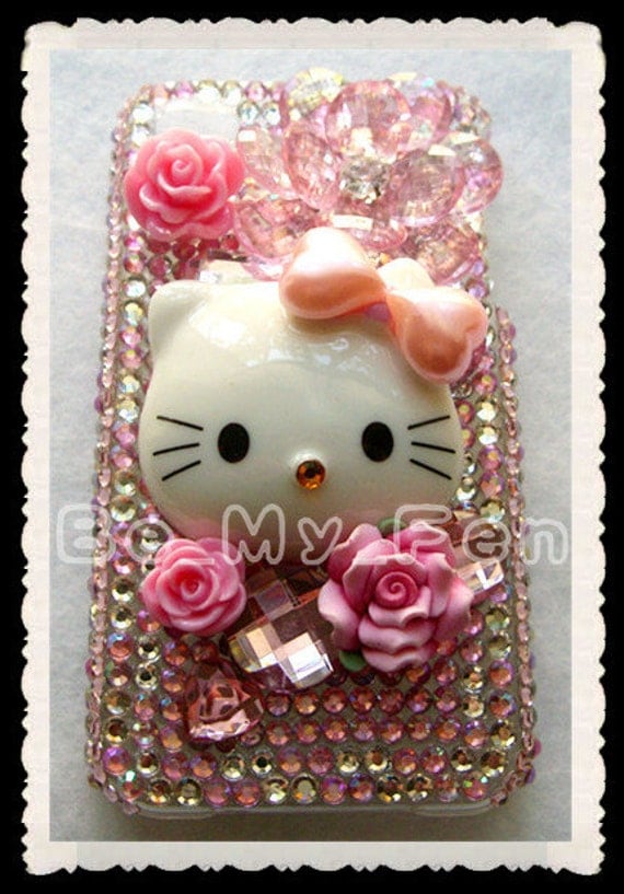 swarovski hello kitty iphone 4 case. Bling Swarovski Cute Hello