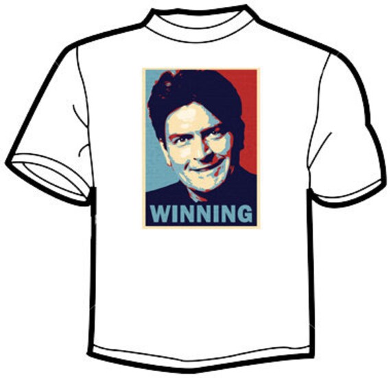 charlie sheen winning t shirt. Charlie Sheen Winning Tiger