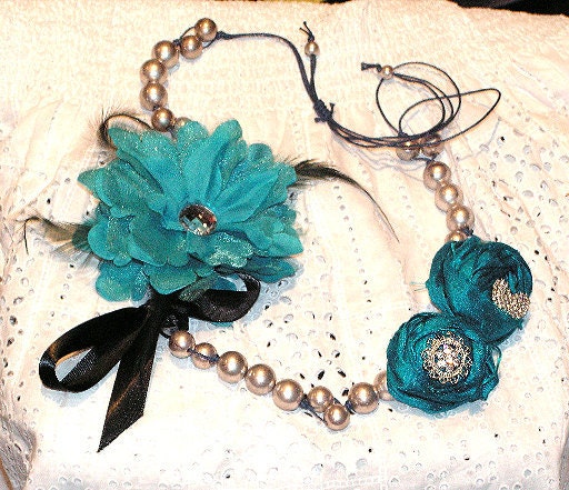 Fun & Fabulous "Teal is the new Black accessory"