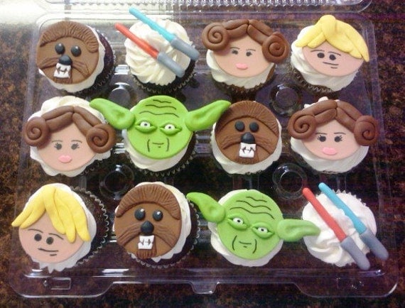 Star Wars Cupcakes Toppers. Star Wars Cupcake Toppers.