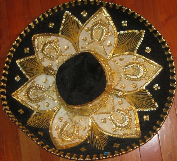 Large Vintage Mexican Salazar Yepez Sombrero made in Mexico