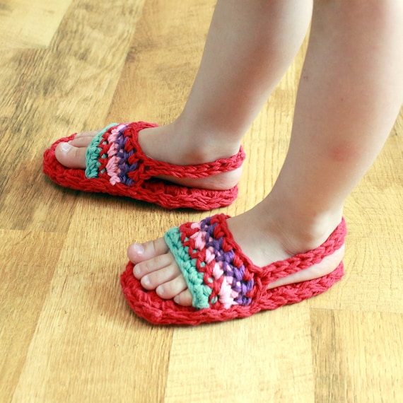 Toddler/Child Sandals w/ or w/out backstrap PDF Crochet Pattern
