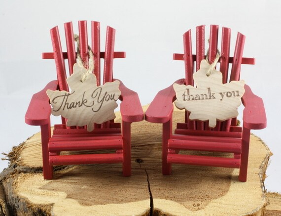 Adirondack chair thank you wedding decoration variety of chair colors available