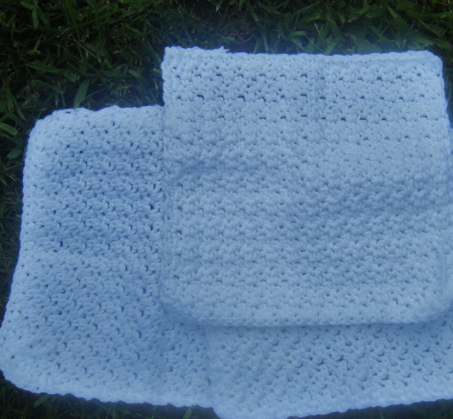 Crochet Cotton Washcloth Set 3