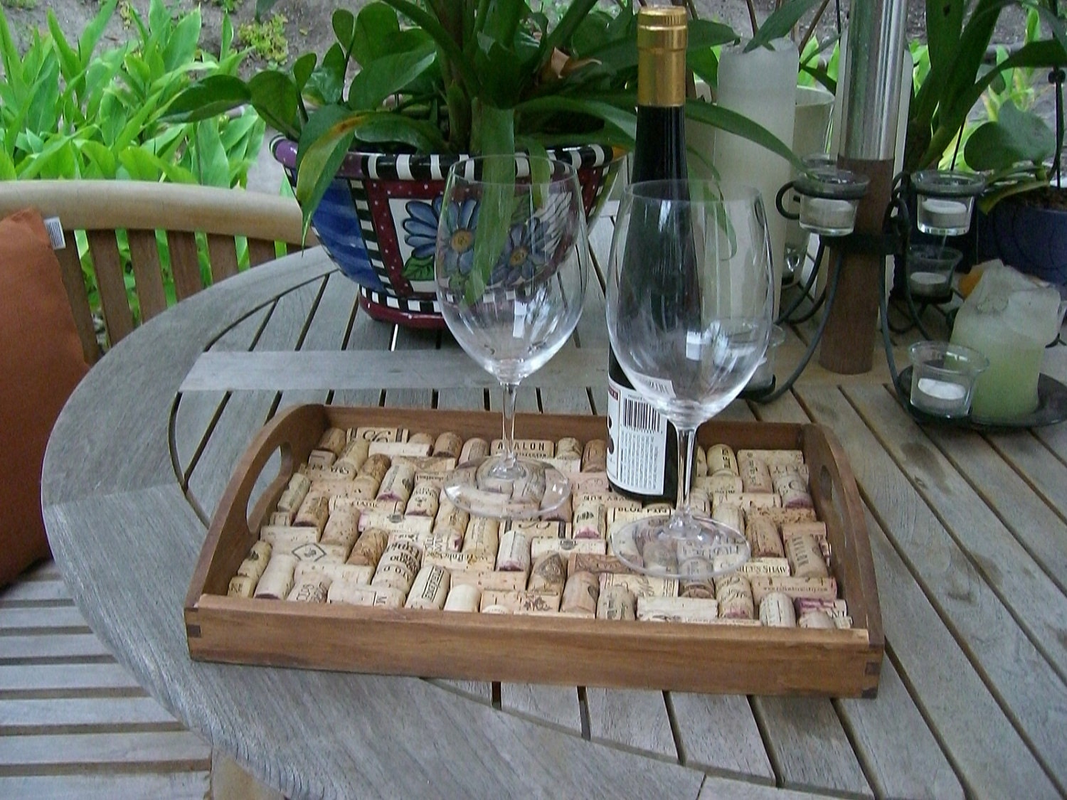 cork wedding trays