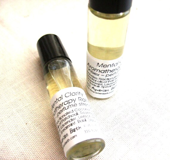 Mental Clarity Aromatherapy Roll On Perfume Strength Unisex