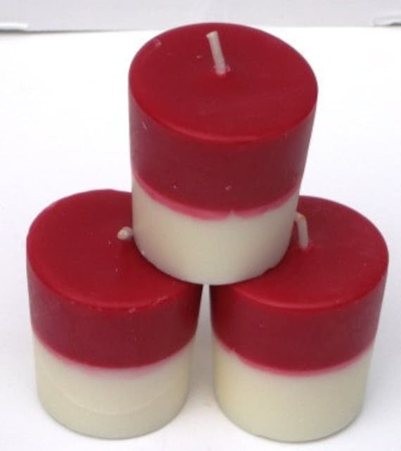 Candy Cane Soy Candle Votives