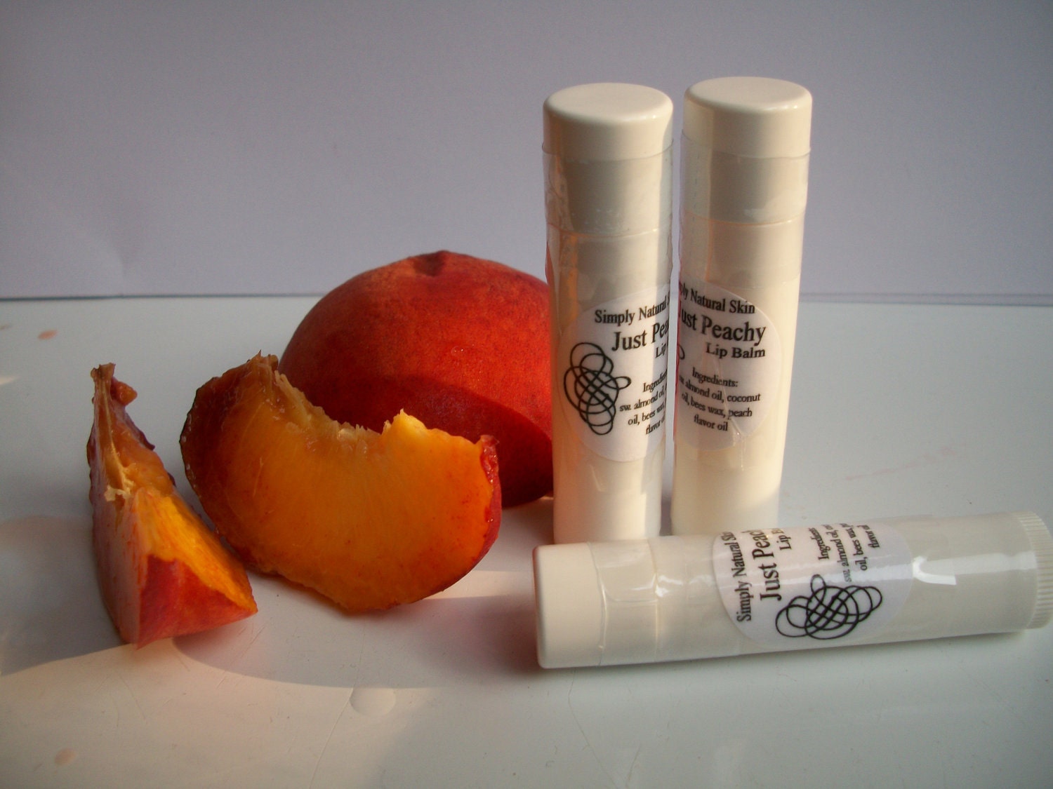 Just Peachy - Lip Balm - Three tubes