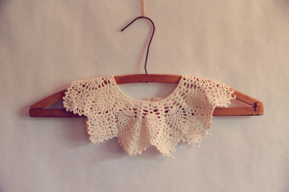 Collar Lace doce Crochet