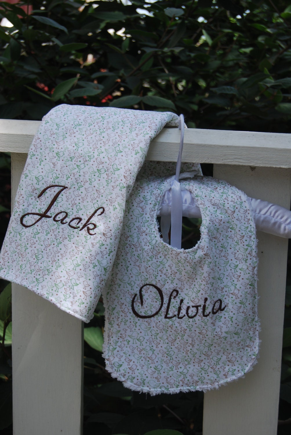 Handmade Personalized Baby Gift Set - Little Chicks