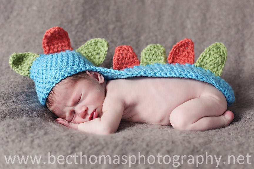 Crochet Dinosaur Body Hat Photography Prop