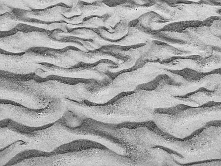 Sand Patterns - 8x10 Black and White Fine Art Photograph