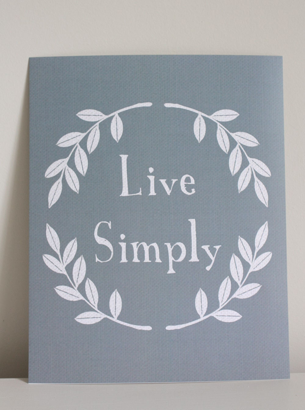 8x10 Live Simply print