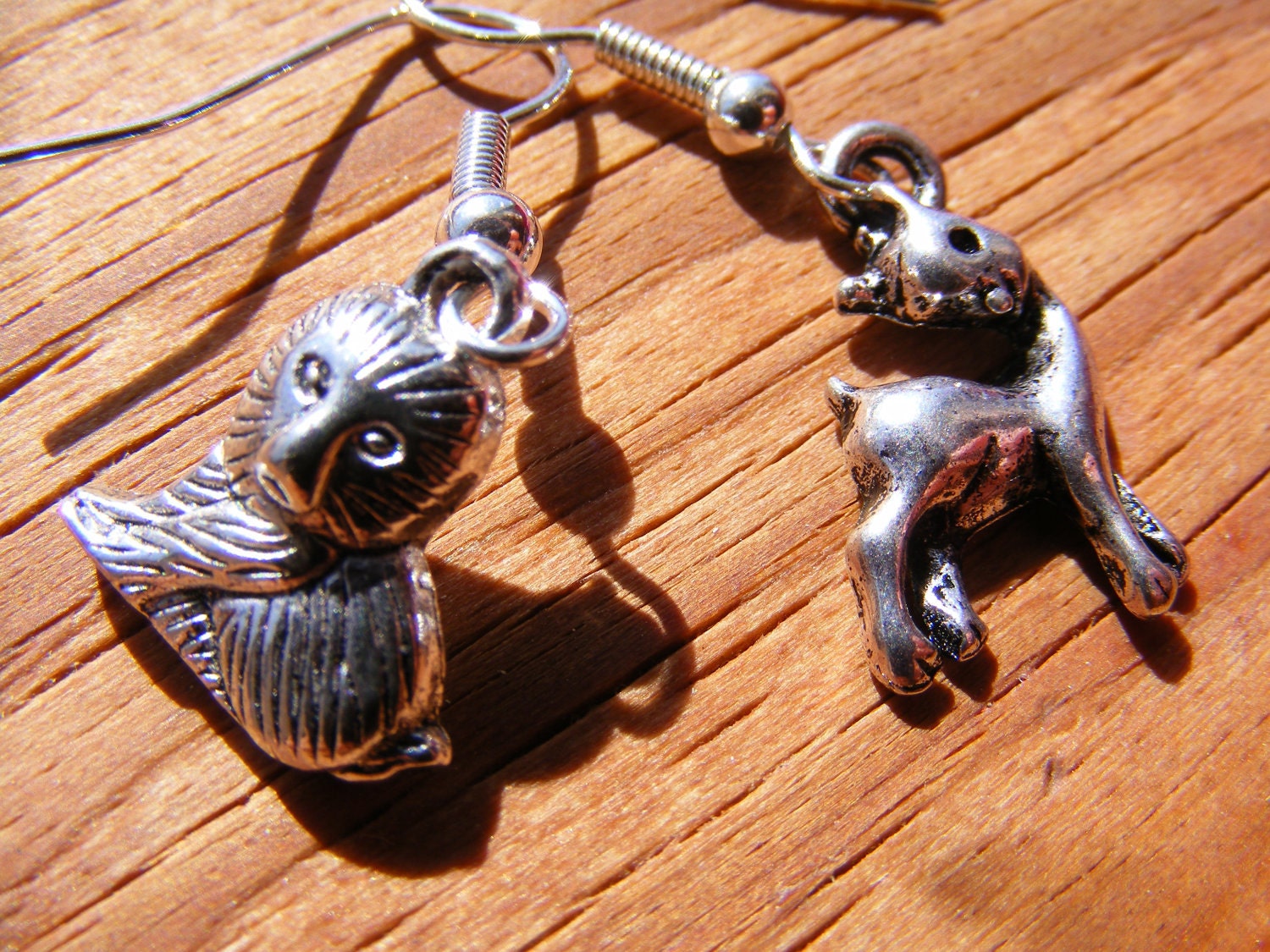 Earrings Silver Lion & the Lamb